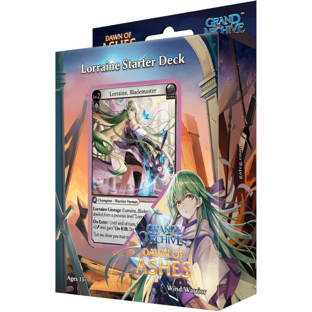 GRAND ARCHIVE TCG】Starter Deck- Lorraine -【Dawn of Ashes】英語版