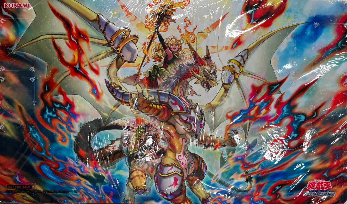 遊戯王】 プレイマット 聖霊獣騎 レイラウタリ (袋あり) - 遊戯王