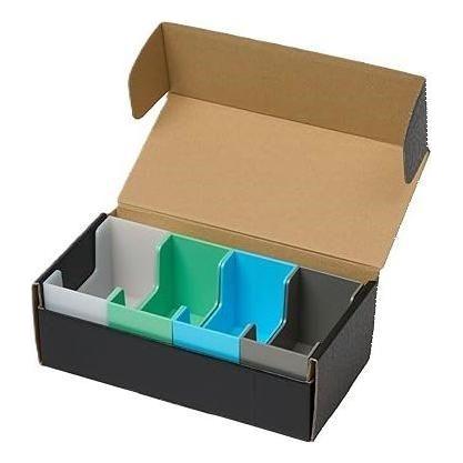 【Miaomada】スライドオープン型ストレイジボックス400(黒)4色タイプA
SB4-C3-4CA