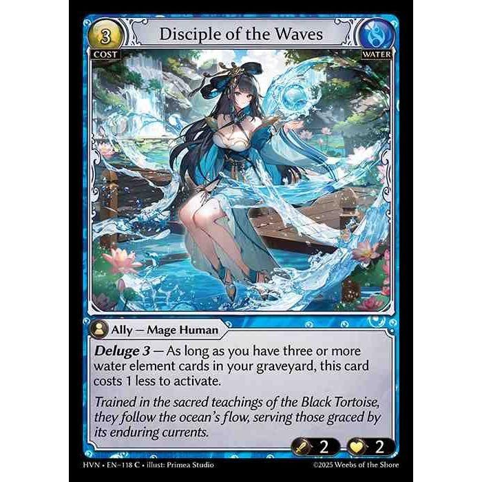 Water] Disciple of the Waves [HVN-118-C] [Grand Archive TCG