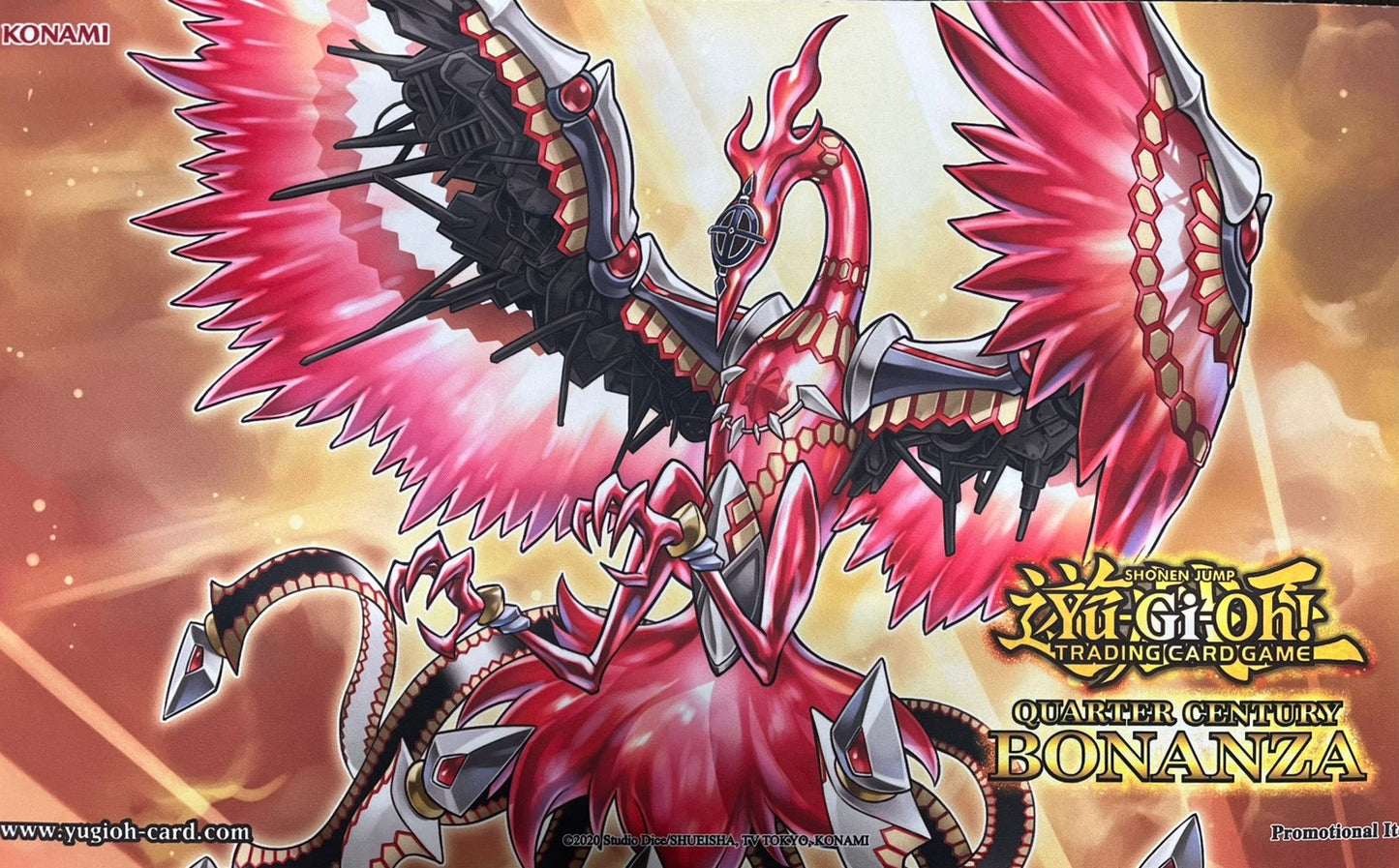 【遊戯王】 プレイマット トロイメア・フェニックス (QUARTER CENTURY BONANZA) (袋なし)