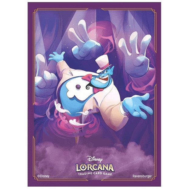 ディズニー・ロルカナ公式カードスリーブ　ジーニー　頼れる友だち　４０個 ディズニー・ロルカナ・TCG】公式カードスリーブ「ジーニー 頼れる