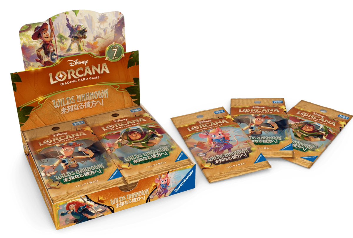 【ディズニー・ロルカナ・TCG】 ブースターパック WILDS UNKNOWN 未知なる彼方へ!≪BOX≫
- ディズニー・ロルカナ・TCG