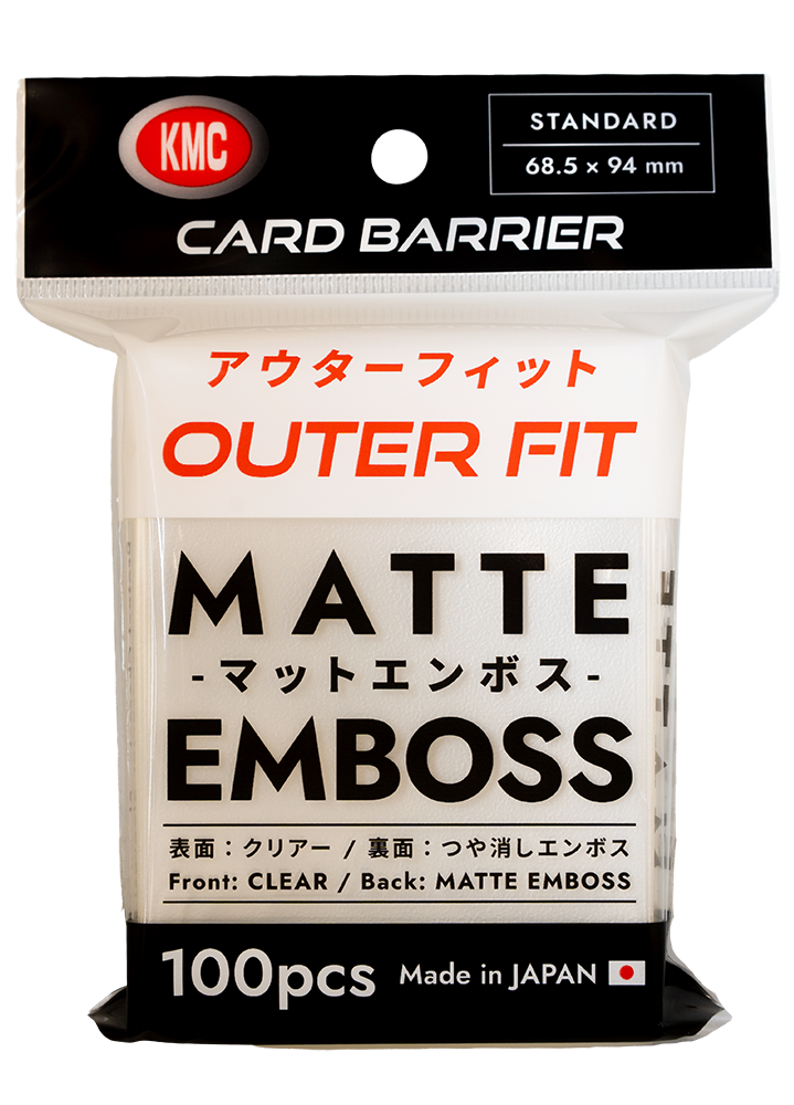 【KMC】 アウターフィット マットエンボス 100枚入り
- サプライ