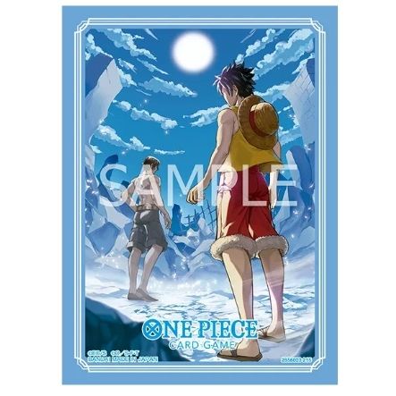 【ONE PIECEカードゲーム】 オフィシャルカードスリーブ ルフィ&エース