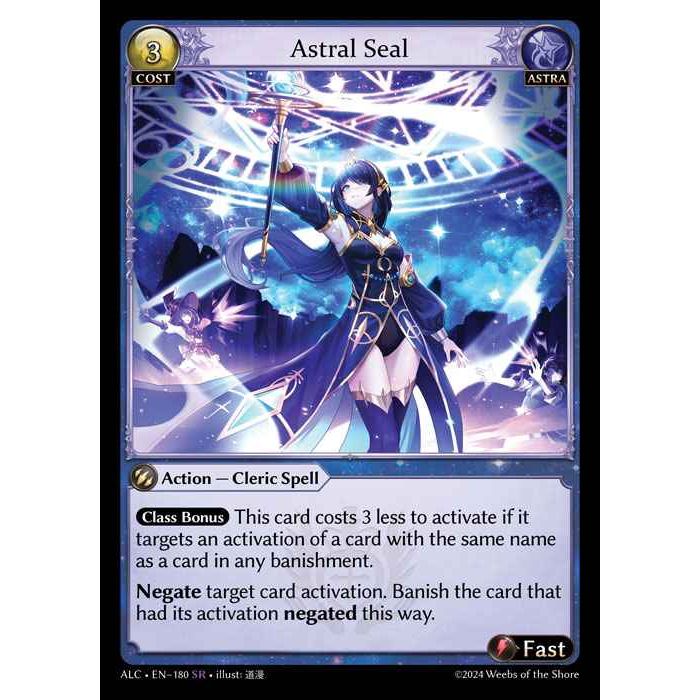 [Alter版] [Astra] Astral Seal [ALC180-SR]

[Grand Archive TCG]