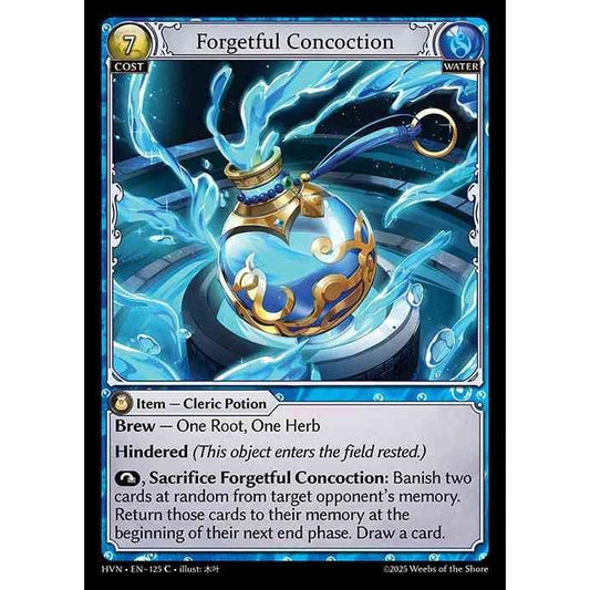 [Water] Forgetful Concoction [HVN-125-C][Grand Archive TCG]