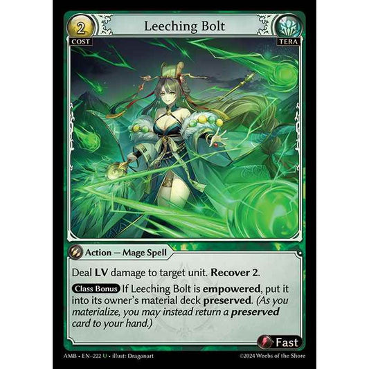 [Tera] Leeching Bolt [AMB222-U]

[Grand Archive TCG]