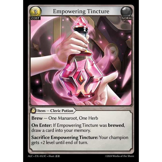 [Alter版] [Norm] Empowering Tincture [ALC052-C]

[Grand Archive TCG]