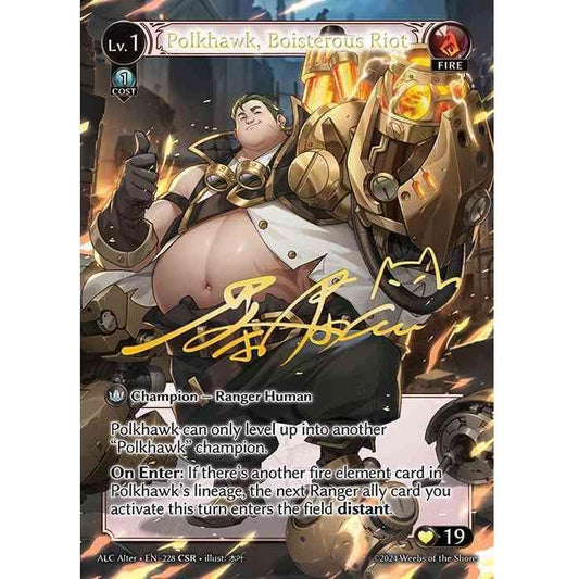 [Alter版] [Fire] Polkhawk, Boisterous Riot [ALC228-CSR][Grand Archive TCG]