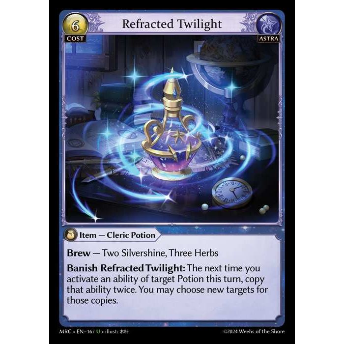 [Alter] [Astra] Refracted Twilight [MRC167-U]  Mercurial Heart Alter Edition - Grand Archive TCG