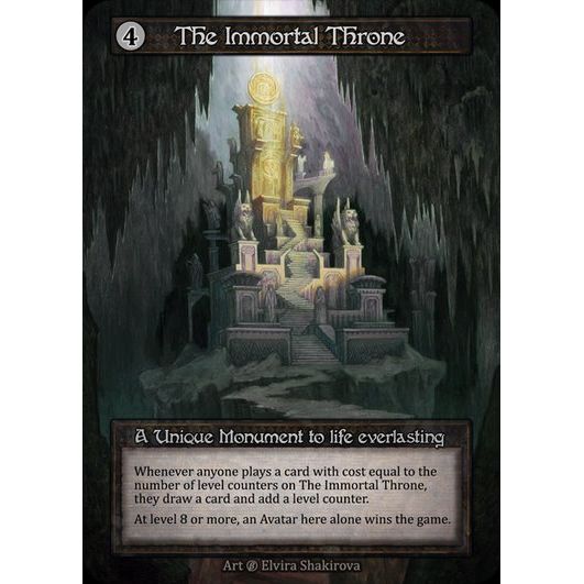 [Artifact] The Immortal Throne [beta-Unique]

[Sorcery]