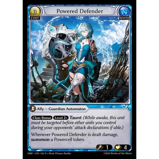 [Alter] [Water] Powered Defender [MRC126-R]  Mercurial Heart Alter Edition - Grand Archive TCG
