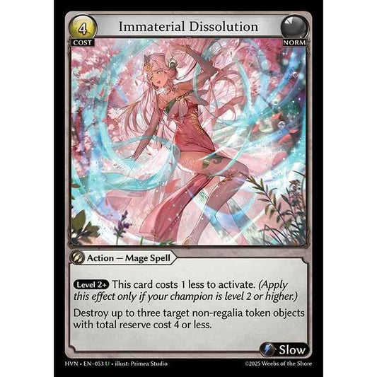 [Norm] Immaterial Dissolution [HVN-053-U][Grand Archive TCG]