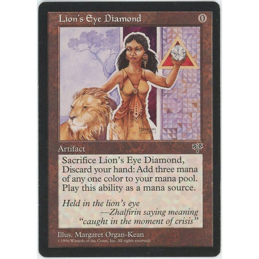 【状態B】【管理1605】ライオンの瞳のダイアモンド/Lion's Eye Diamond(R)
MIR

[EN][Magic: the Gathering]