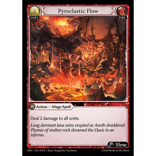 [Alter] [Fire] Pyroclastic Flow [MRC095-C]  Mercurial Heart Alter Edition - Grand Archive TCG