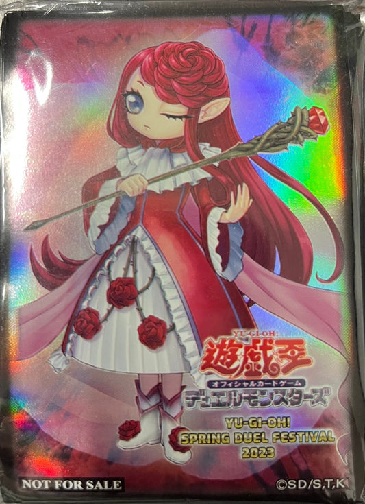 【遊戯王】 スリーブ 紅蓮薔薇の魔女 (SPRING DUEL FESTIVAL 2023) 70枚 《未開封 [遊戯王]