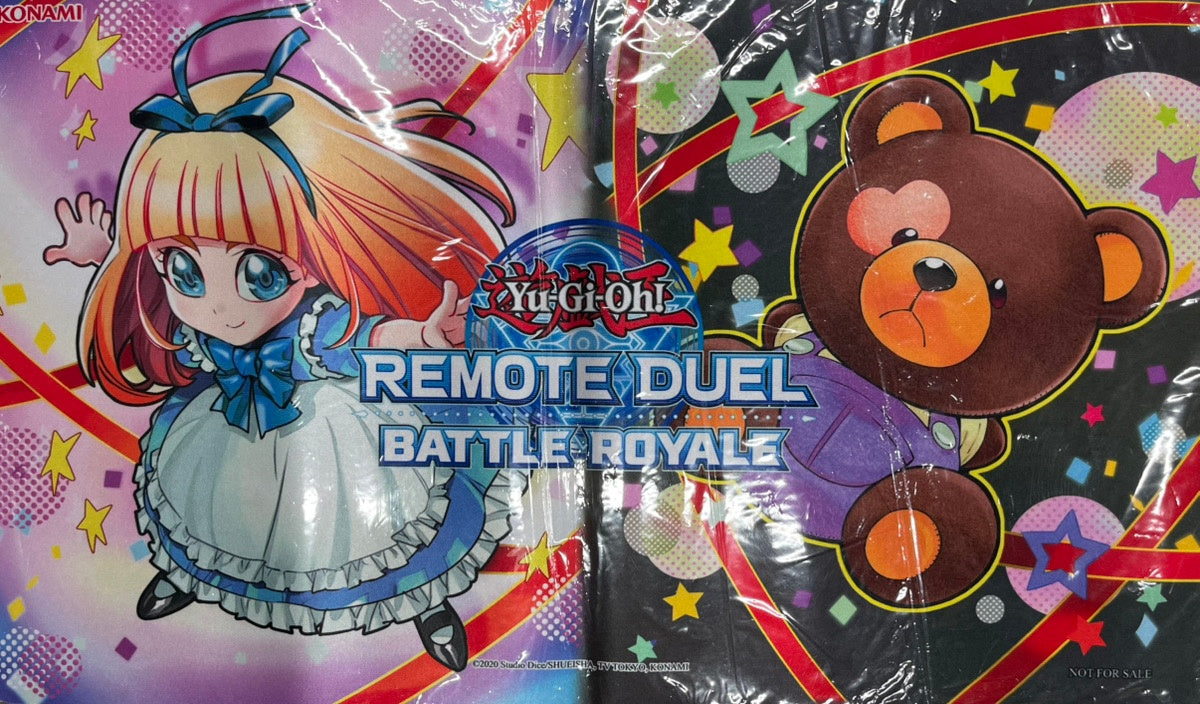 【遊戯王】 プレイマット ドール・モンスター ガールちゃん＆ドール・モンスター 熊っち (REMOTE DUEL BATTLE ROYALE) (袋あり)  - 遊戯王