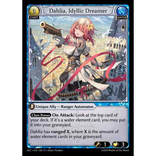 [Alter版] [Water] Dahlia, Idyllic Dreamer [ALC128-SR]

[Grand Archive TCG]