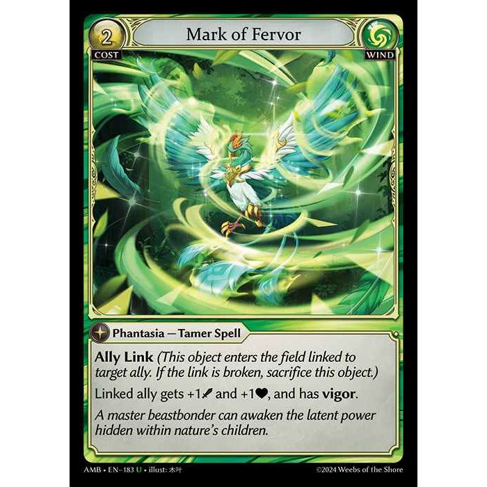 [Wind] Mark of Fervor [AMB183-U]

[Grand Archive TCG]