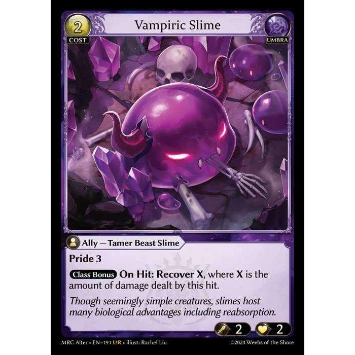 [Alter] [Umbra] Vampiric Slime [MRC191-UR]  Mercurial Heart Alter Edition - Grand Archive TCG