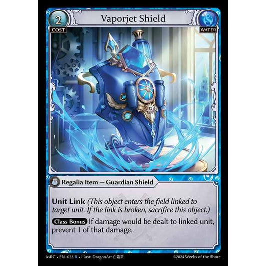 [Alter] [Water] Vaporjet Shield [MRC023-R]  Mercurial Heart Alter Edition - Grand Archive TCG