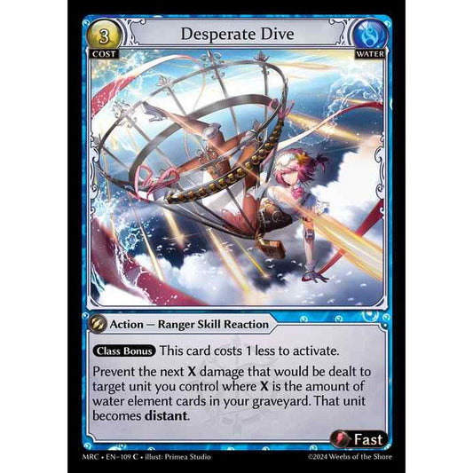 [Alter] [Water] Desperate Dive [MRC109-C]  Mercurial Heart Alter Edition - Grand Archive TCG