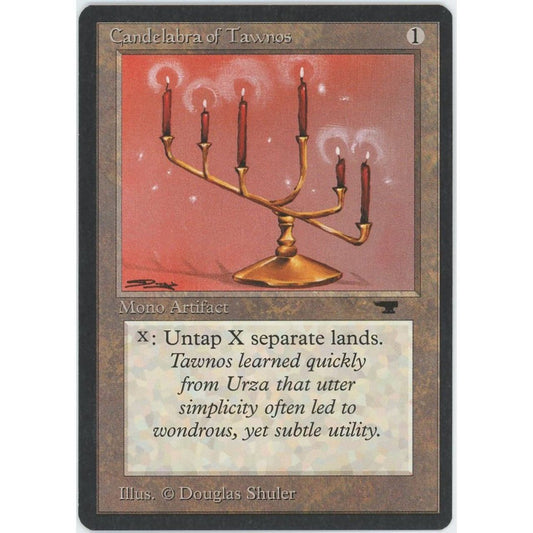 【管理1497】Candelabra of Tawnos(R)
ATQ

[EN][Magic: the Gathering]