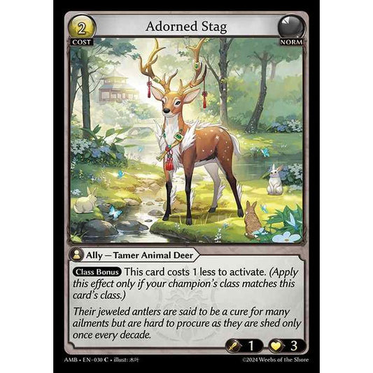 [Norm] Adorned Stag [AMB030-C]

[Grand Archive TCG]