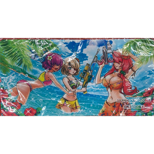 【その他】 プレイマット 「南野カナ＆南野ハナ＆山本カンスケ」 キュイン萌ーる×UNI-MARKET コラボ[サプライ]