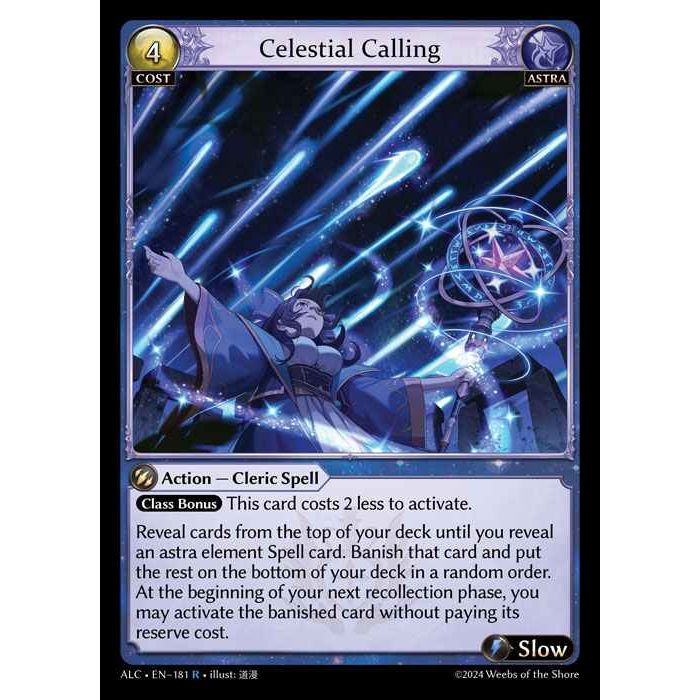 [Alter版] [Astra] Celestial Calling [ALC181-R]

[Grand Archive TCG]