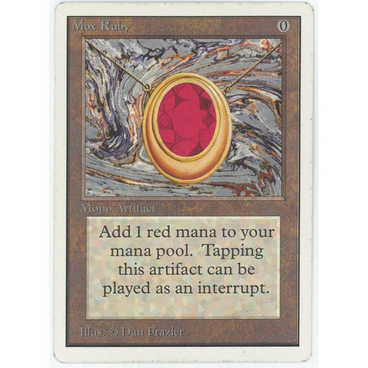【状態C/ヘビープレイド】 【管理2220】 Mox Ruby (R) 2ED [EN] [Magic: the Gathering]