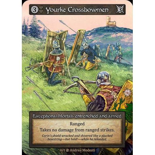 [Earth] Yourke Crossbowmen [beta-Exceptional]

[Sorcery]