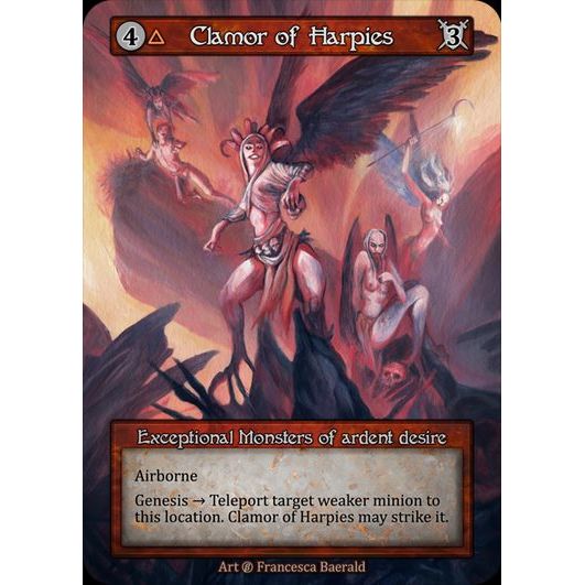 [Fire] Clamor of Harpies [beta-Exceptional]

[Sorcery]