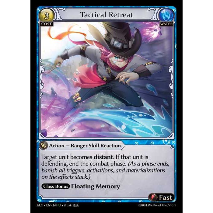 [Alter版] [Water] Tactical Retreat [ALC149-U]

[Grand Archive TCG]