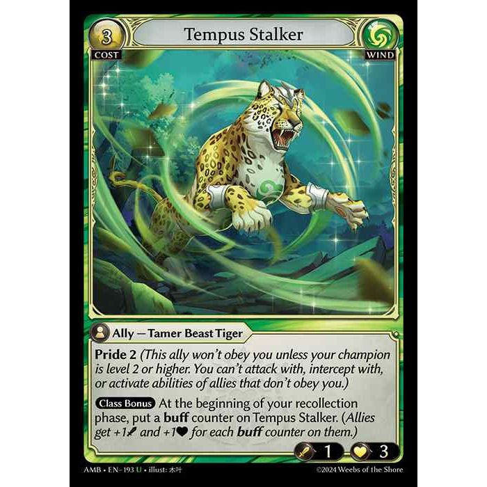 [Wind] Tempus Stalker [AMB193-U]

[Grand Archive TCG]