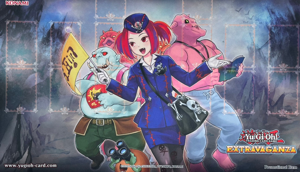 【遊戯王】 プレイマット 魔界発現世行きデスガイド (EXTRAVAGANZA) (袋なし)[遊戯王]