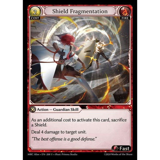 [Alter] [Fire] Shield Fragmentation [MRC208-U]  Mercurial Heart Alter Edition - Grand Archive TCG