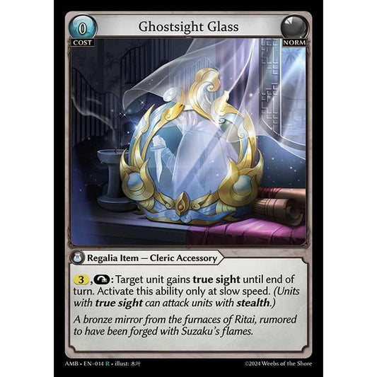 【FOIL】[Norm] Ghostsight Glass [AMB014-R]

[Grand Archive TCG]