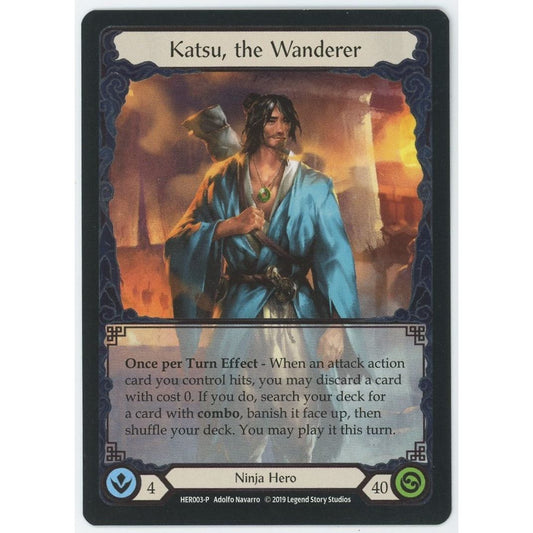 【管理1904】 Katsu, the Wanderer (Cold foil) HER003-P[Flesh and Blood]