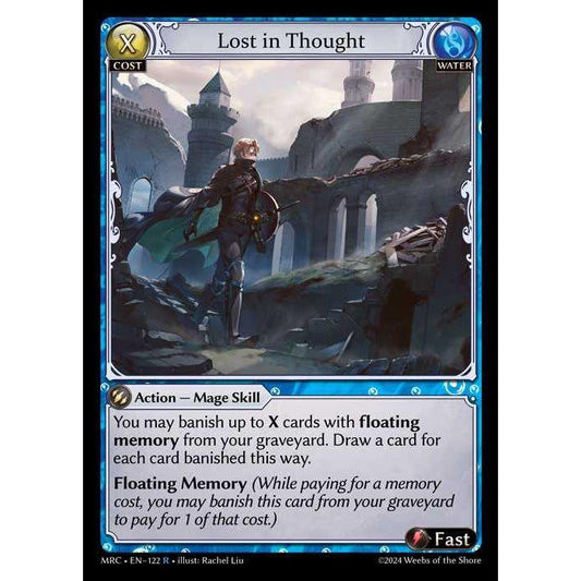 [Alter] [Water] Lost in Thought [MRC122-R]  Mercurial Heart Alter Edition - Grand Archive TCG