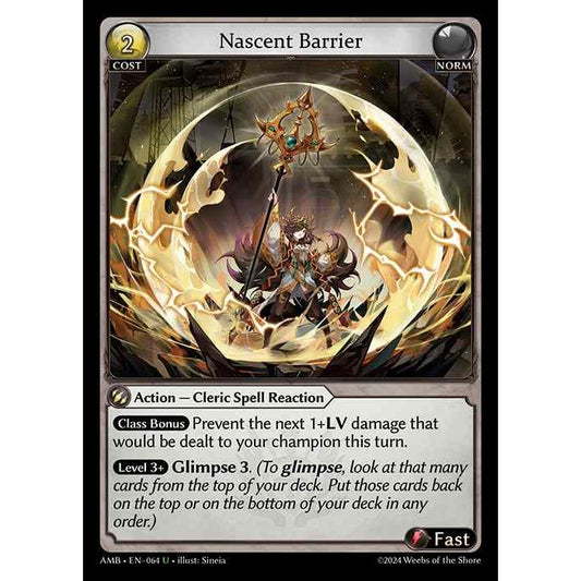 [Norm] Nascent Barrier [AMB064-U]

[Grand Archive TCG]