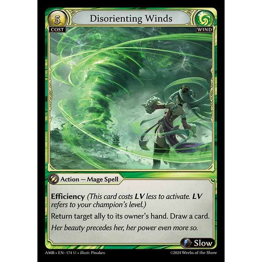 [Wind] Disorienting Winds [AMB174-U]

[Grand Archive TCG]