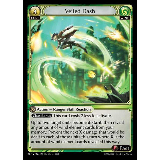 [Alter版] [Wind] Veiled Dash [ALC171-U]

[Grand Archive TCG]