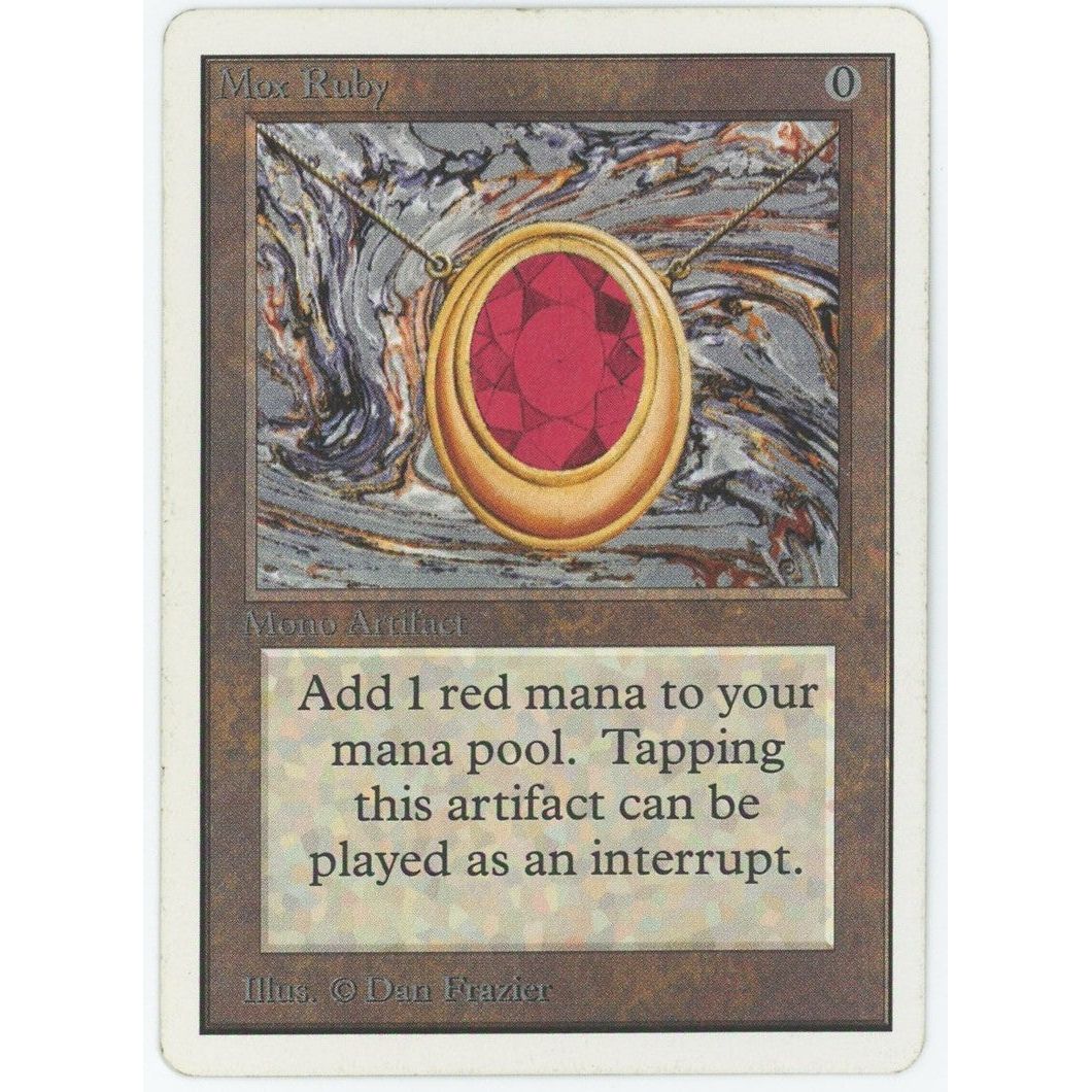 【状態C/ヘビープレイド】 【管理2221】 Mox Ruby (R) 2ED [EN] [Magic: the Gathering]