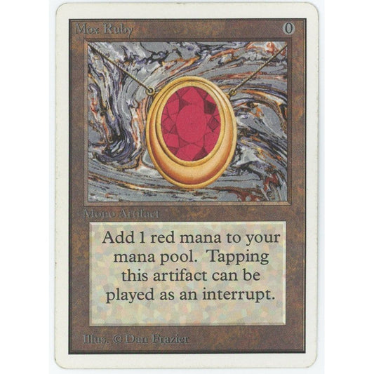 【状態C/ヘビープレイド】 【管理2221】 Mox Ruby (R) 2ED [EN] [Magic: the Gathering]
