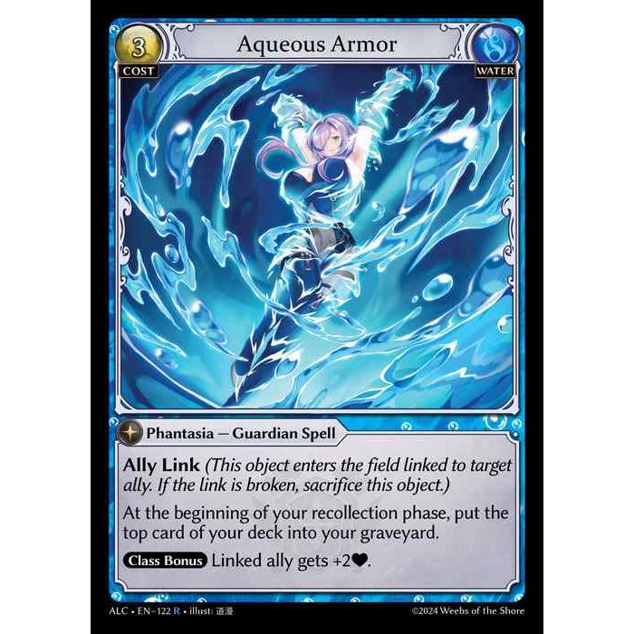 [Alter版] [Water] Aqueous Armor [ALC122-R]

[Grand Archive TCG]