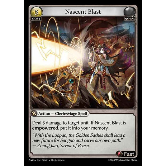 [Norm] Nascent Blast [AMB065-C]

[Grand Archive TCG]