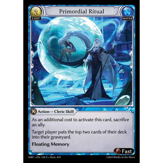 [Alter] [Water] Primordial Ritual [MRC128-R]  Mercurial Heart Alter Edition - Grand Archive TCG