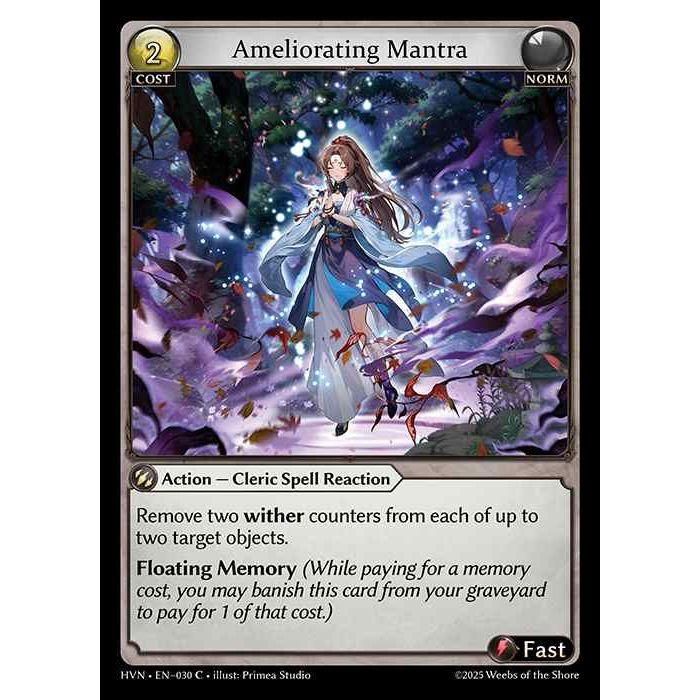 【FOIL】[Norm] Ameliorating Mantra [HVN-030-C][Grand Archive TCG]